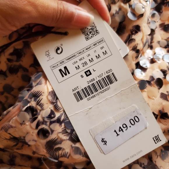 (SOLD) Zara Limited Edition Sequins Dress - Picture 7 of 7